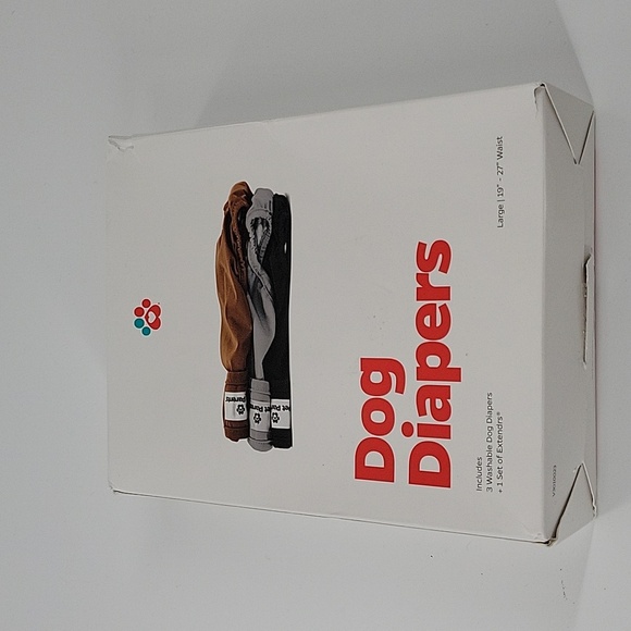 Pet Parents Dog Diapers Trio - Black, Gray, Brown New-unopened Package - Picture 7 of 15